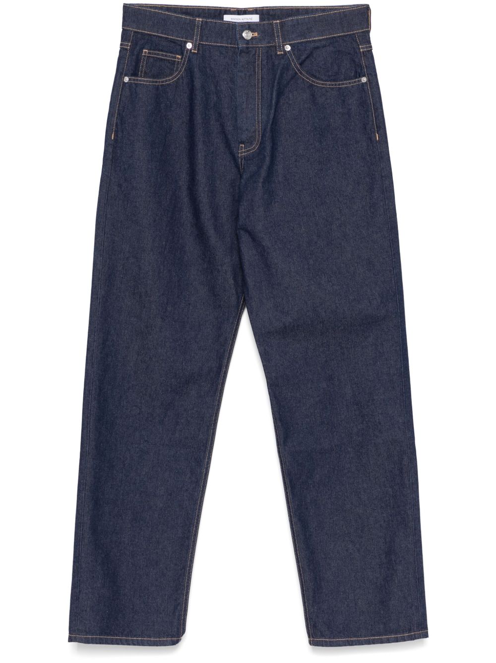 MAISON KITSUNE' Jeans Blue OM01118WW0081P470 (Maison Kitsuné / ジーンズ ) | Maison Kitsuné (メゾン キツネ)