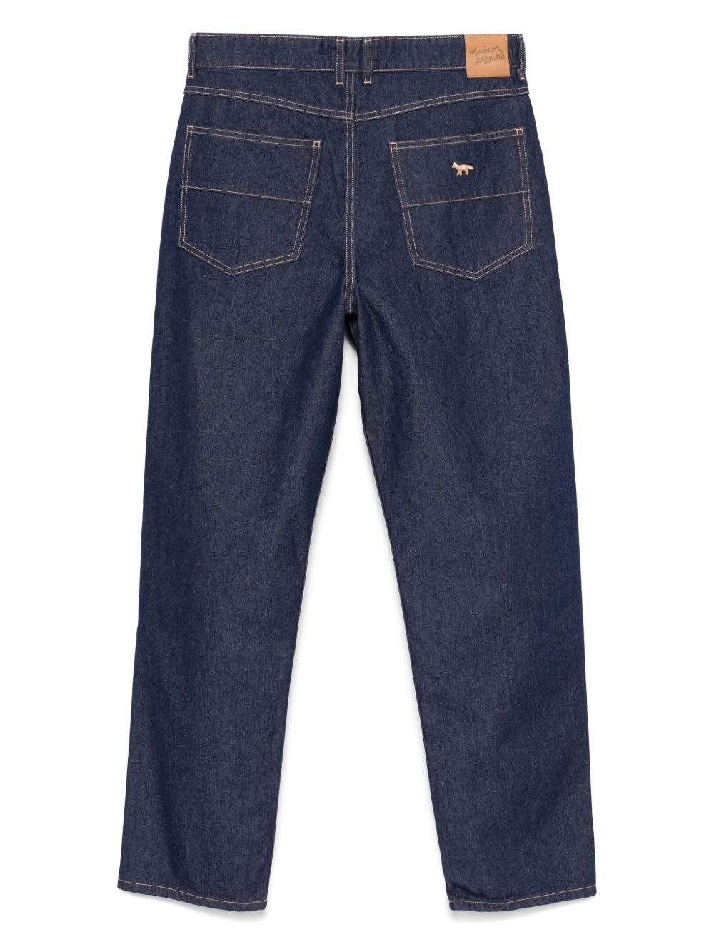 MAISON KITSUNE' Jeans Blue OM01118WW0081P470 (Maison Kitsuné / ジーンズ ) | Maison Kitsuné (メゾン キツネ)(1)
