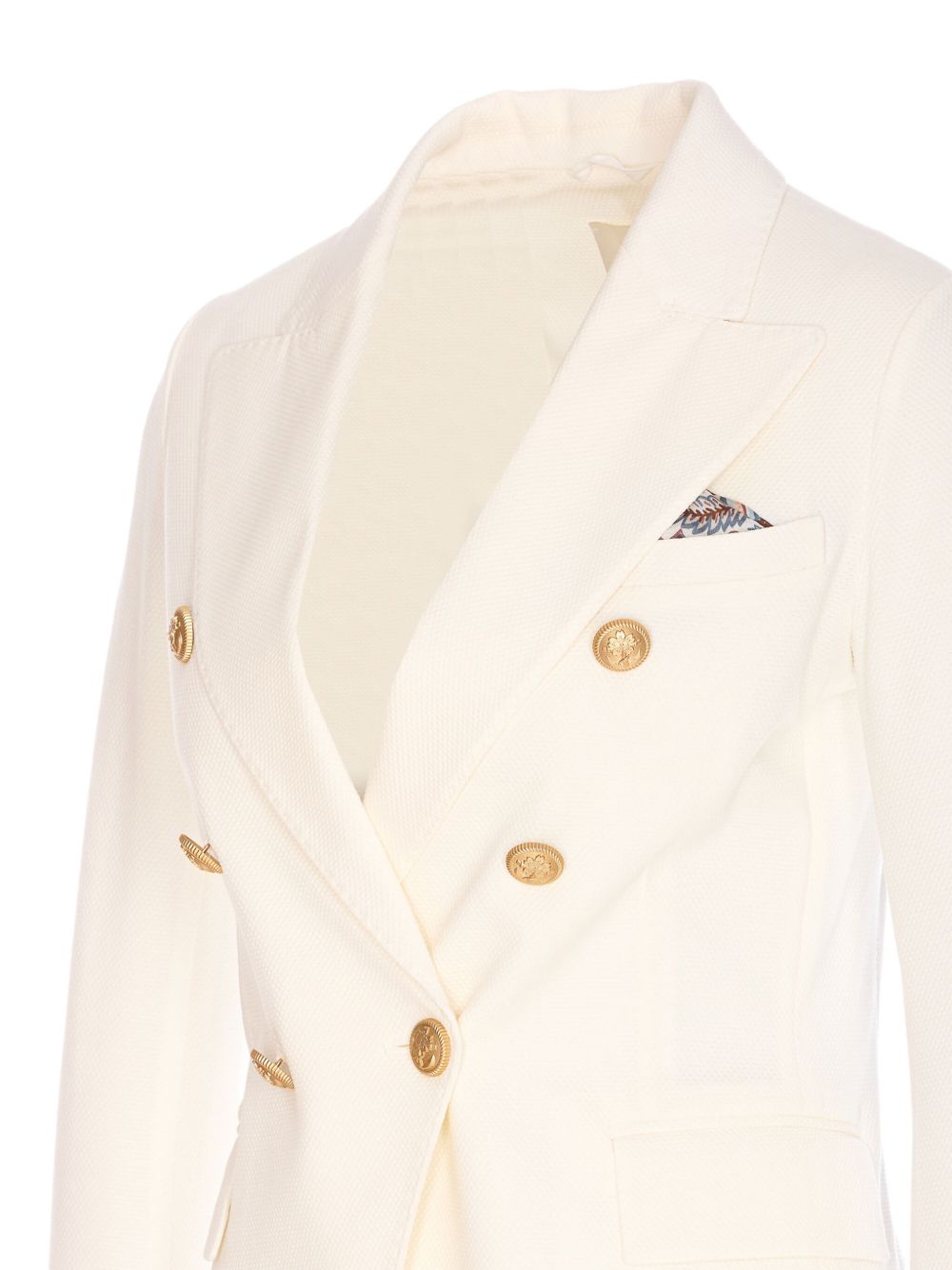 Circolo 1901 Jackets White FD3382002 (CIRCOLO 1901 / ブレザー・ジャケット ) | CIRCOLO 1901 (チルコロ1901)(2)