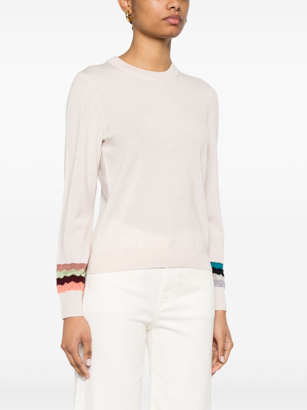 PS By Paul Smith Sweaters ECRU W2R449NP3126308 (PS Paul Smith / ニット・セーター・カーディガン ) | PS Paul Smith (ピーエス ポール・スミス)(2)