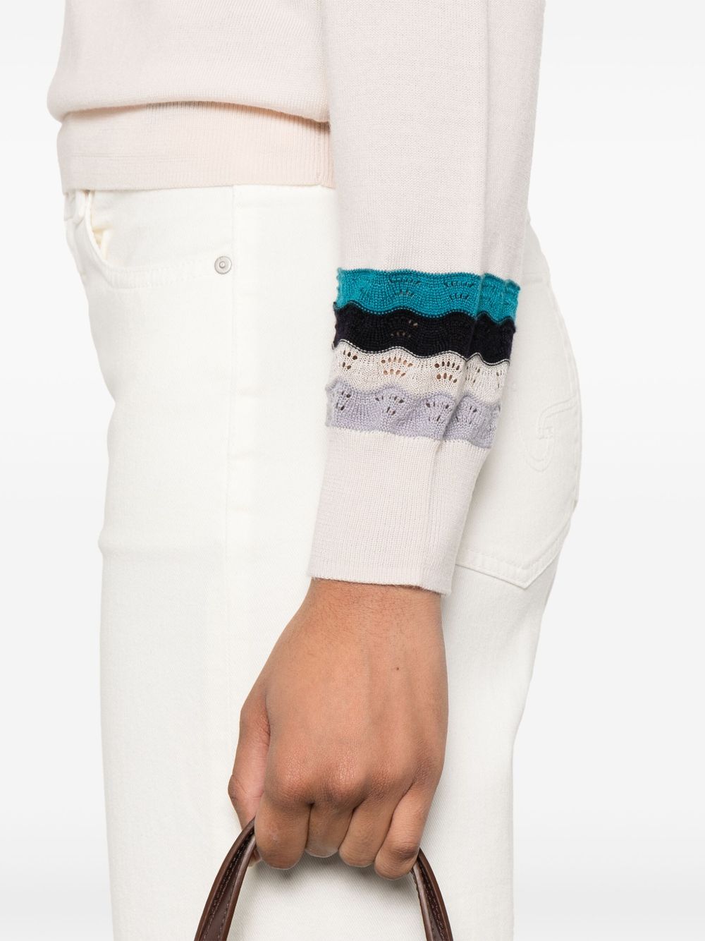 PS By Paul Smith Sweaters ECRU W2R449NP3126308 (PS Paul Smith / ニット・セーター・カーディガン ) | PS Paul Smith (ピーエス ポール・スミス)(3)
