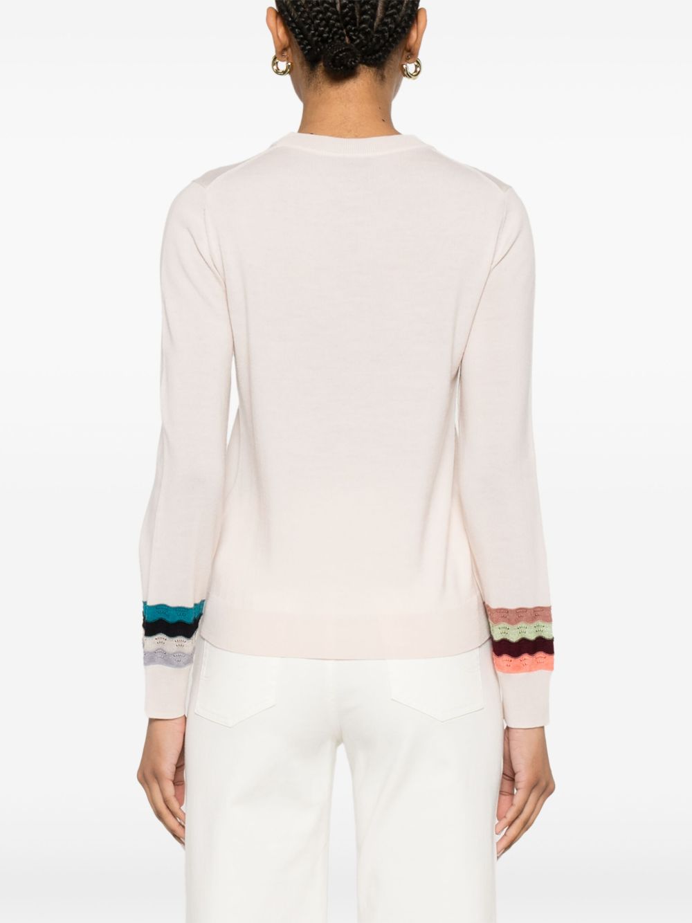 PS By Paul Smith Sweaters ECRU W2R449NP3126308 (PS Paul Smith / ニット・セーター・カーディガン ) | PS Paul Smith (ピーエス ポール・スミス)(4)