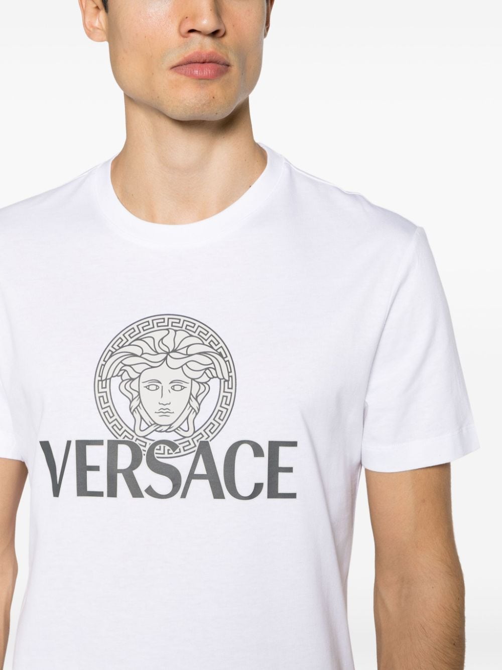 Versace T-shirts and Polos White 10142261A100881W000 (VERSACE / Tシャツ・カットソー ) | VERSACE (ヴェルサーチェ)(1)