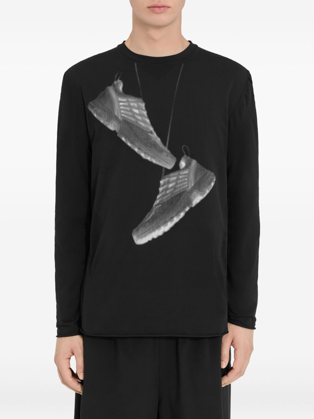 MM6 X SALOMON T-shirts and Polos Black SH0GC0052M20101900 (MM6 Maison Margiela / Tシャツ・カットソー ) | MM6 Maison Margiela (エムエムシックス)(2)