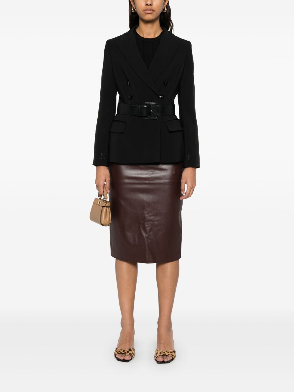 ジャケット ELISABETTA FRANCHI Women Jackets GI14353E2110 BLACK Elisabetta Franchi Jackets Black (Elisabetta Franchi/スーツ