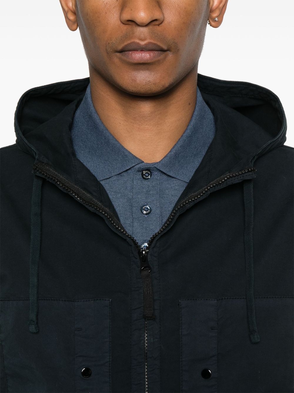 Stone Island Coats Blue K1S154100091S0010V0020 (STONE ISLAND / カジュアルジャケット・ベスト ) | STONE ISLAND (ストーンアイランド)(1)