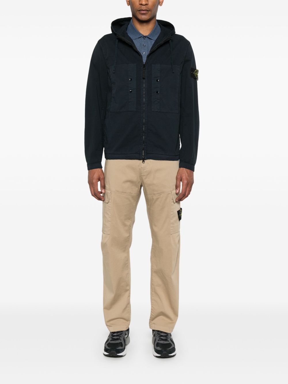 Stone Island Coats Blue K1S154100091S0010V0020 (STONE ISLAND / カジュアルジャケット・ベスト ) | STONE ISLAND (ストーンアイランド)(4)