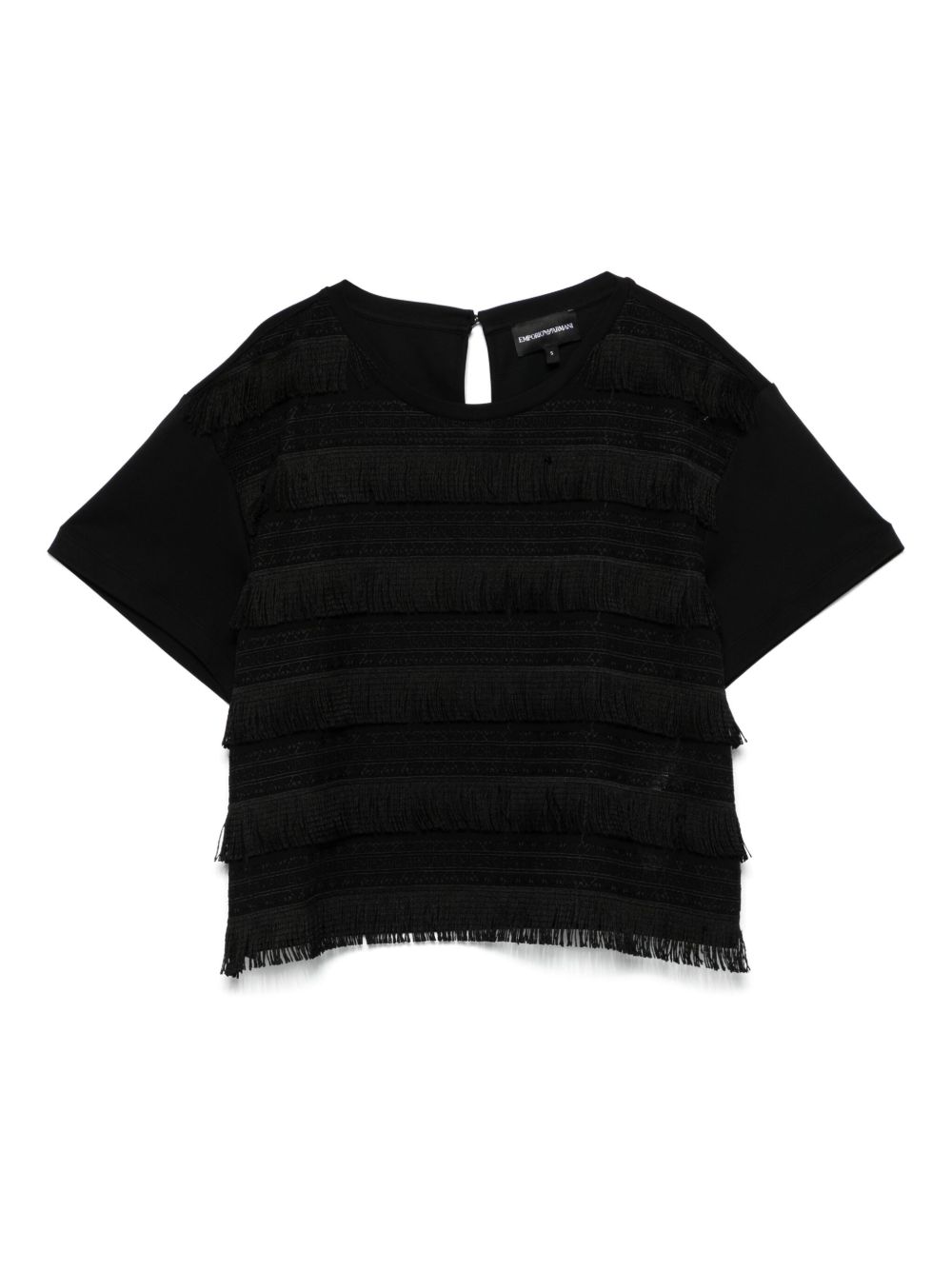 Emporio Armani T-shirts and Polos Black EW001518AF12545UC001 (EMPORIO ARMANI / Tシャツ・カットソー ) | EMPORIO ARMANI (エンポリオ アルマーニ)