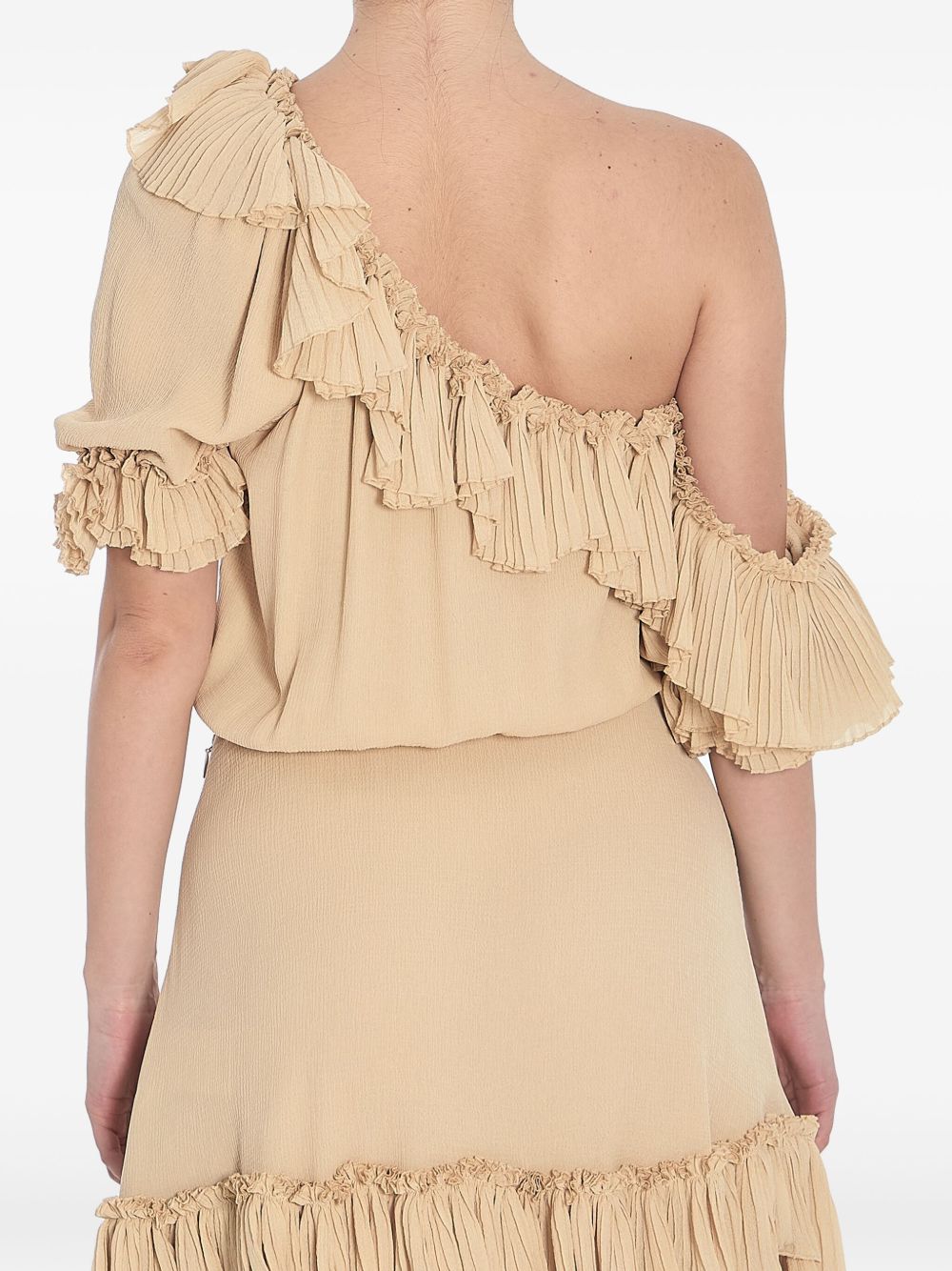 Saint Laurent Dresses Beige 819589Y3K459520 (Saint Laurent / ワンピース・ドレス・オールインワン ) | Saint Laurent (サンローラン)(1)