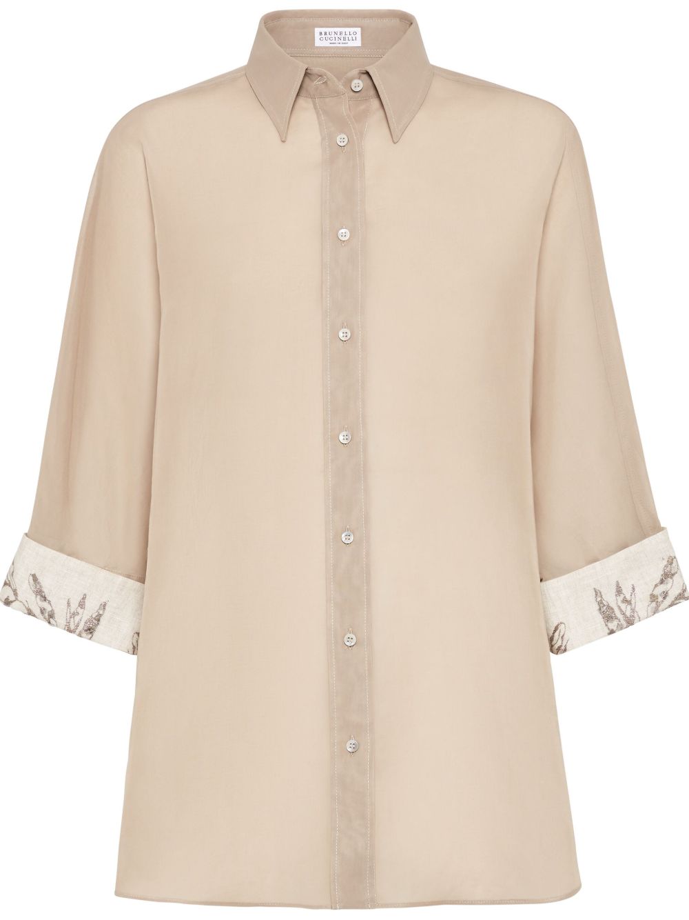 Brunello Cucinelli Shirts Beige MH911RH616C8690 (Brunello Cucinelli / シャツ・ブラウス ) | Brunello Cucinelli (ブルネロ・クチネリ)