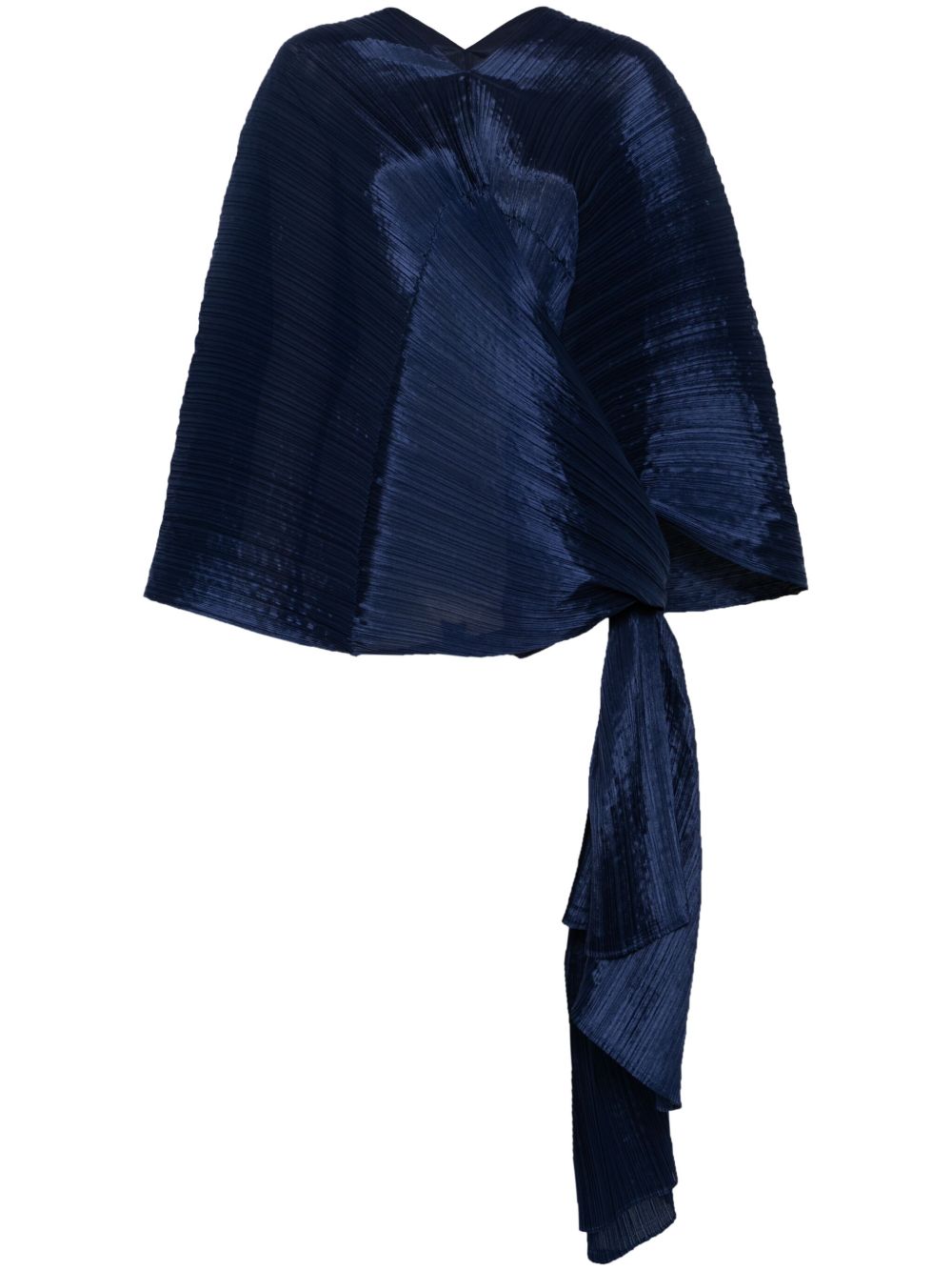 Pleats Please Scarfs Blue PP57AD13175 (PLEATS PLEASE ISSEY MIYAKE / スカーフ・マフラー ) | PLEATS PLEASE ISSEY MIYAKE (プリーツ プリーズ イッセイ ミヤケ)