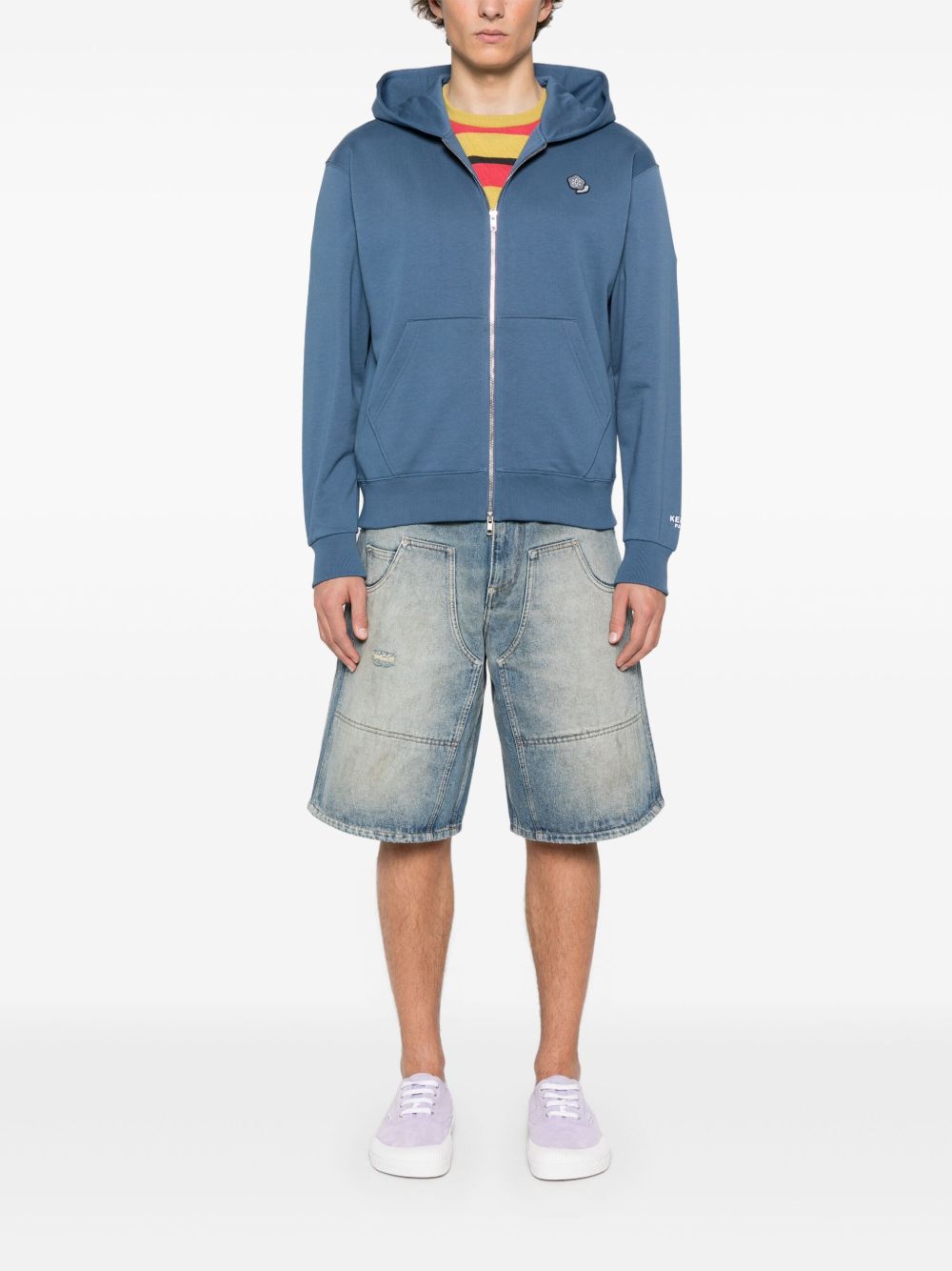 Kenzo Sweaters Blue FF55SW2664MF67 (KENZO / スウェット・フーディー ) | KENZO (ケンゾー)(3)