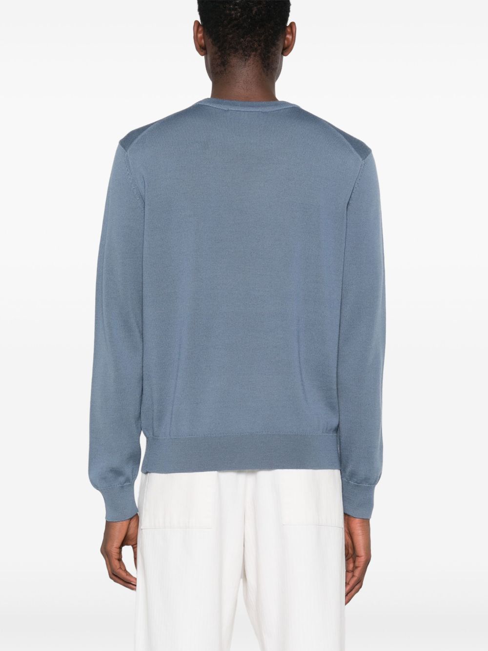 MAISON KITSUNE' Sweaters Blue MM00815KT10360075 (Maison Kitsuné / ニット・セーター・カーディガン ) | Maison Kitsuné (メゾン キツネ)(1)