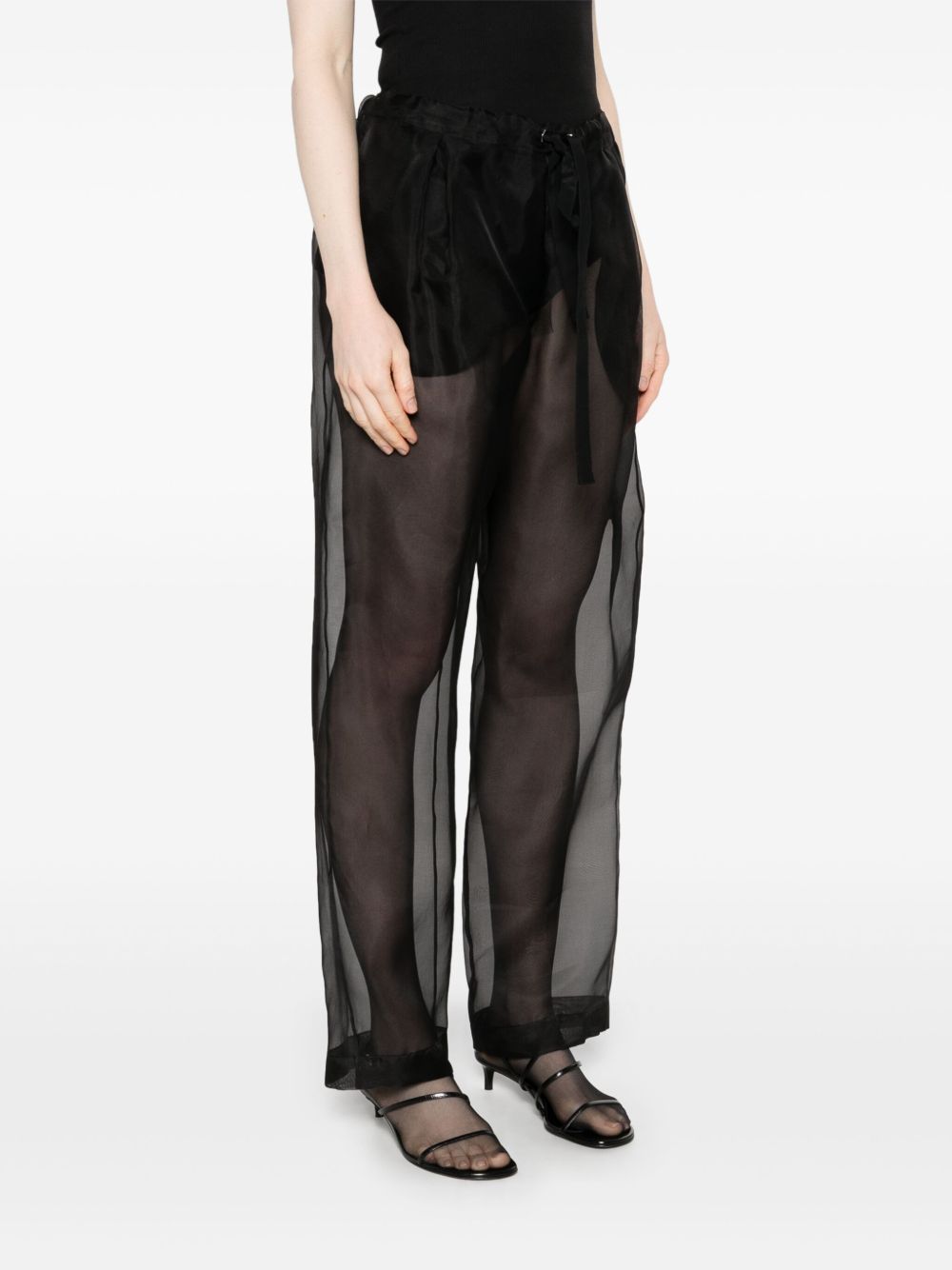 KHAITE Trousers Black 3160343200 (KHAITE / パンツ ) | KHAITE (ケイト)(1)