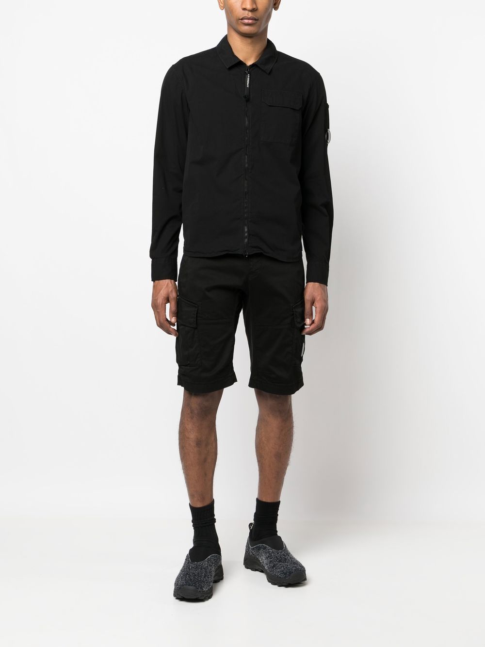 C.P.Company Shorts Black 18CMBE116A005694G999 (C.P. Company / ショートパンツ ) | C.P. Company (シーピーカンパニー)(4)