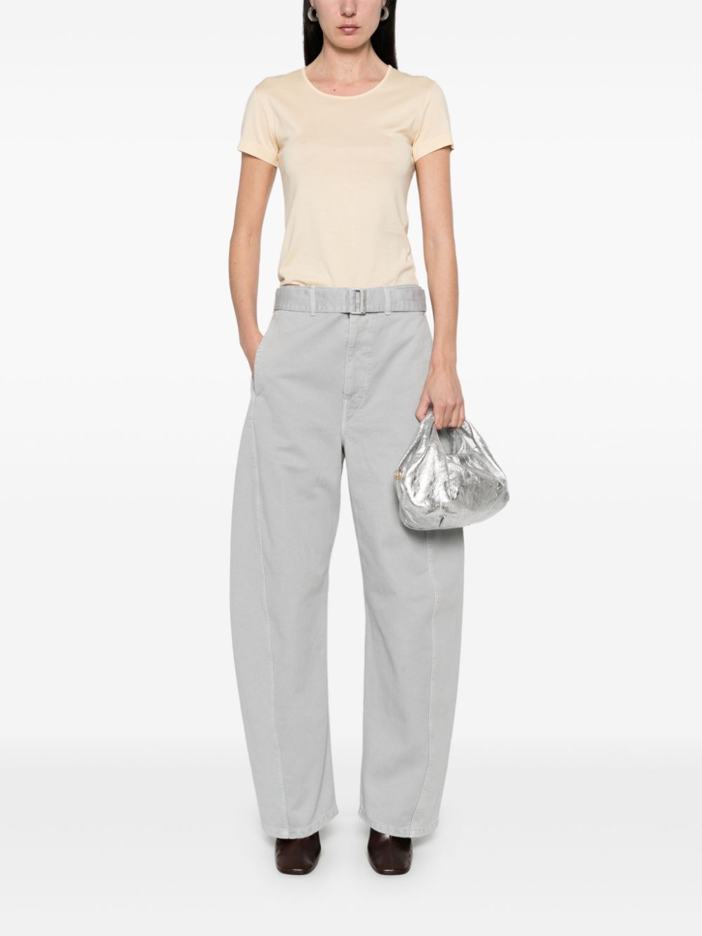 LEMAIRE T-shirts and Polos Beige TO1352LJ1018504 (LEMAIRE / Tシャツ・カットソー ) | LEMAIRE (ルメール)(4)