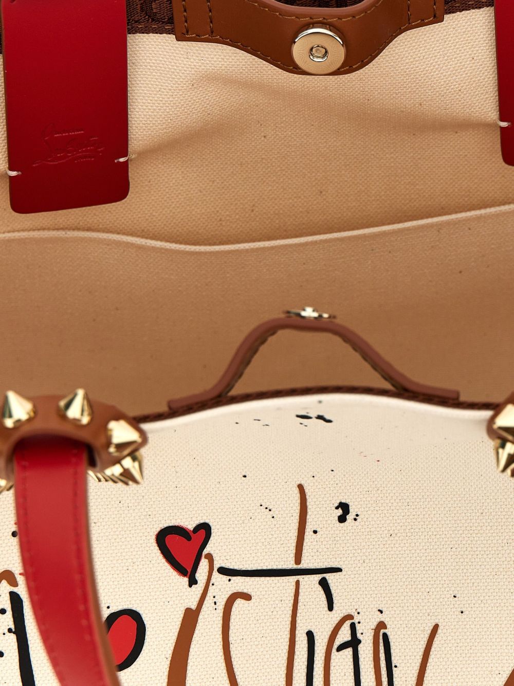 Christian Louboutin Bags.. Beige 1255259N005 (Christian Louboutin / トートバッグ ) | Christian Louboutin (クリスチャン ルブタン)(1)