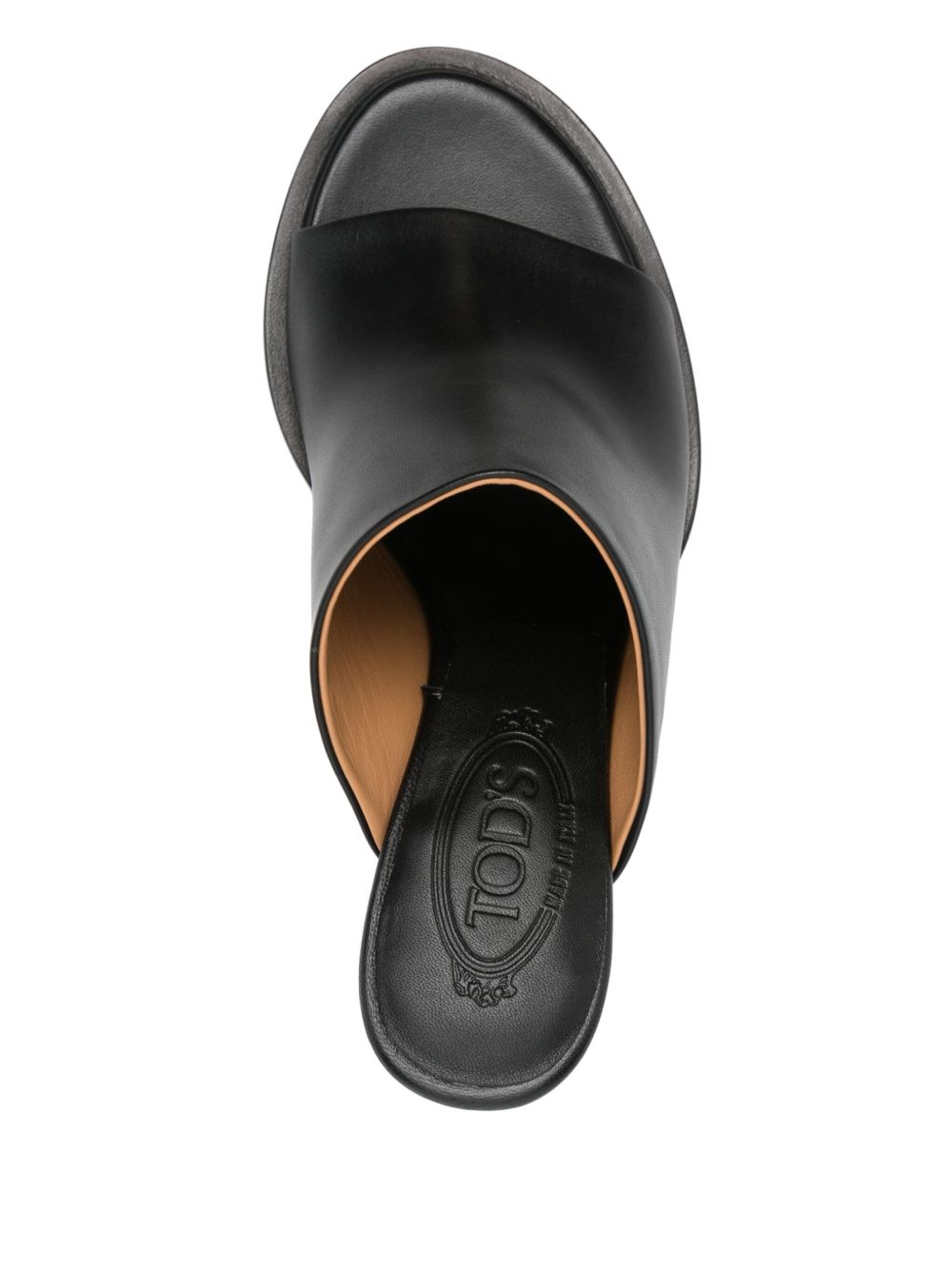 関税/送料込♥*TOD'S*ブラック ラバーサンダル Woman ブラック レザー サンダル XXW11K0FH50GOC39B999 | Tods