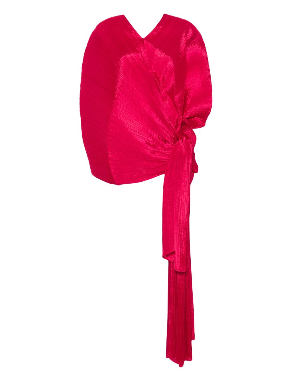 Pleats Please Scarfs Red PP56AD42623 (PLEATS PLEASE ISSEY MIYAKE / スカーフ・マフラー ) | PLEATS PLEASE ISSEY MIYAKE (プリーツ プリーズ イッセイ ミヤケ)