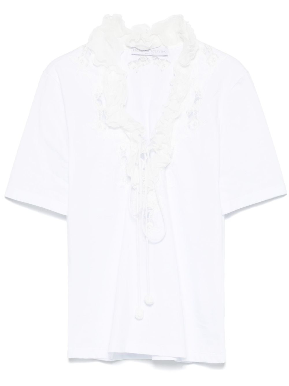 Ermanno Scervino T-shirts and Polos White D462L353DUX10601 (ERMANNO SCERVINO / Tシャツ・カットソー ) | ERMANNO SCERVINO (エルマンノ シェルヴィーノ)