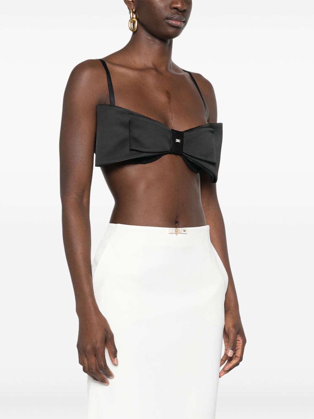 Elisabetta Franchi Top Black (Elisabetta Franchi/タンク