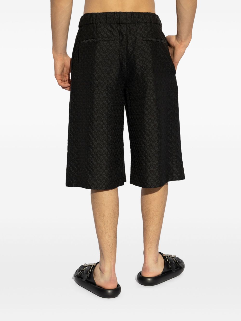 Alexander McQueen Shorts Black 814209QRABU1010 (Alexander McQUEEN / ショートパンツ ) | Alexander McQUEEN (アレキサンダー・マックイーン)(3)