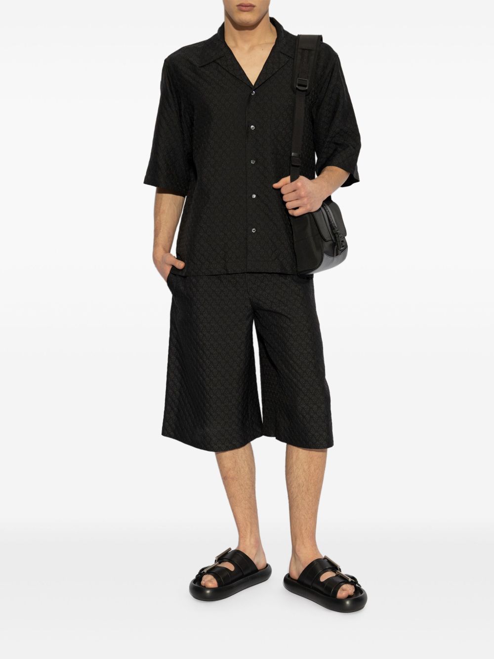 Alexander McQueen Shorts Black 814209QRABU1010 (Alexander McQUEEN / ショートパンツ ) | Alexander McQUEEN (アレキサンダー・マックイーン)(4)