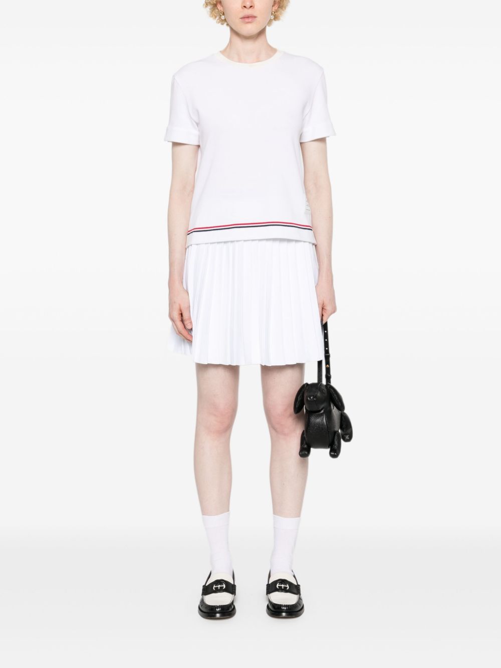 Thom Browne T-shirts and Polos White FJS193AJ0185100 (Thom Browne / Tシャツ・カットソー ) | Thom Browne (トム・ブラウン)(1)