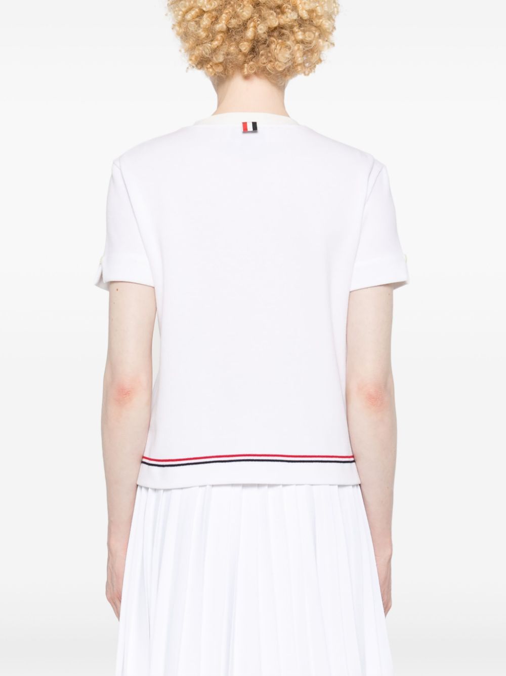 Thom Browne T-shirts and Polos White FJS193AJ0185100 (Thom Browne / Tシャツ・カットソー ) | Thom Browne (トム・ブラウン)(4)