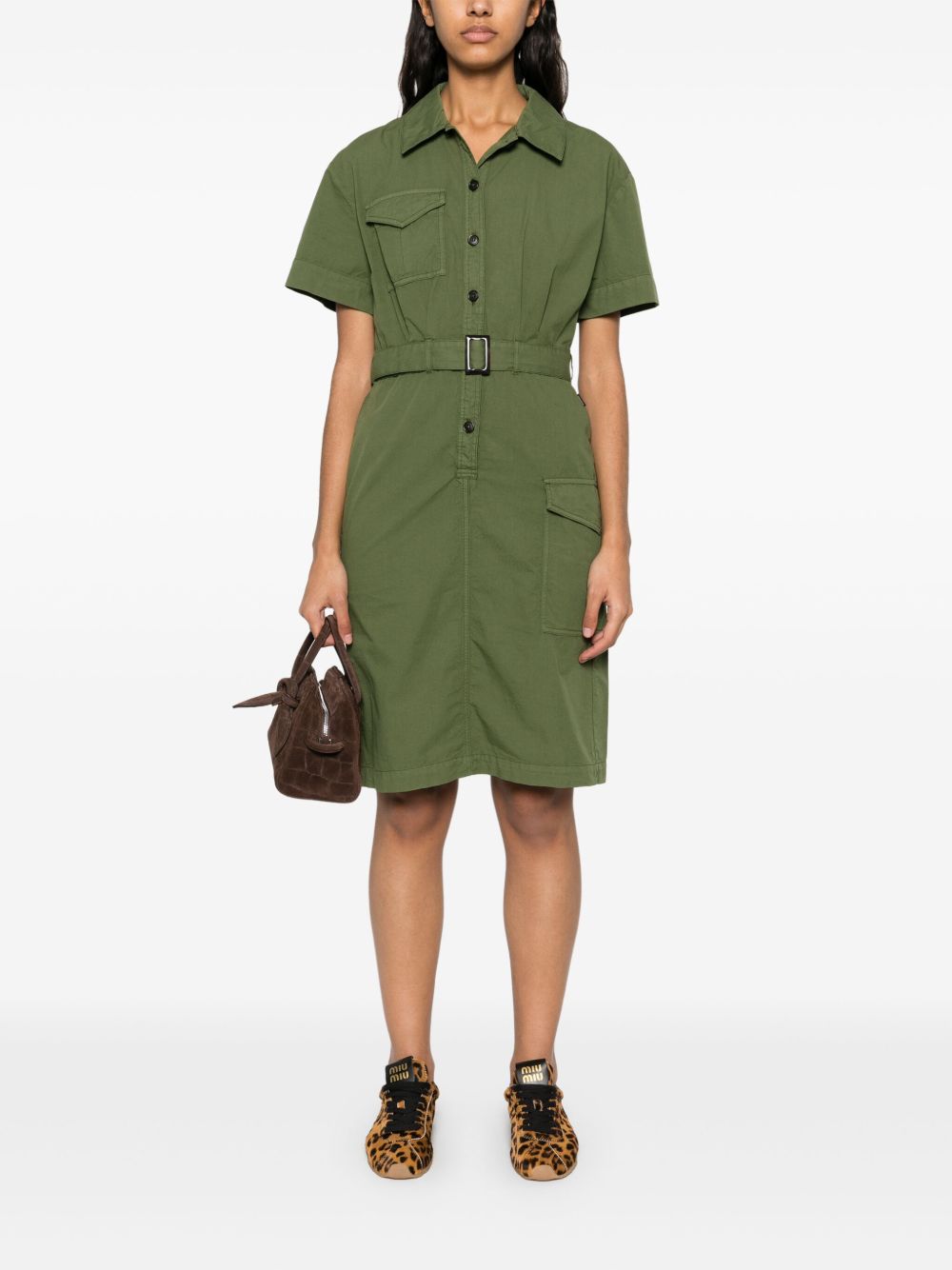 Woolrich Dresses Green CFWWDR0185FRUT36656641 (WOOLRICH / ワンピース・ドレス・オールインワン ) | WOOLRICH (ウールリッチ)(4)