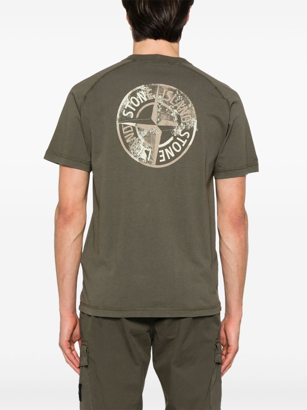 Stone Island T-shirts and Polos Green K1S152100020S0080V0054 (STONE ISLAND / Tシャツ・カットソー ) | STONE ISLAND (ストーンアイランド)(1)