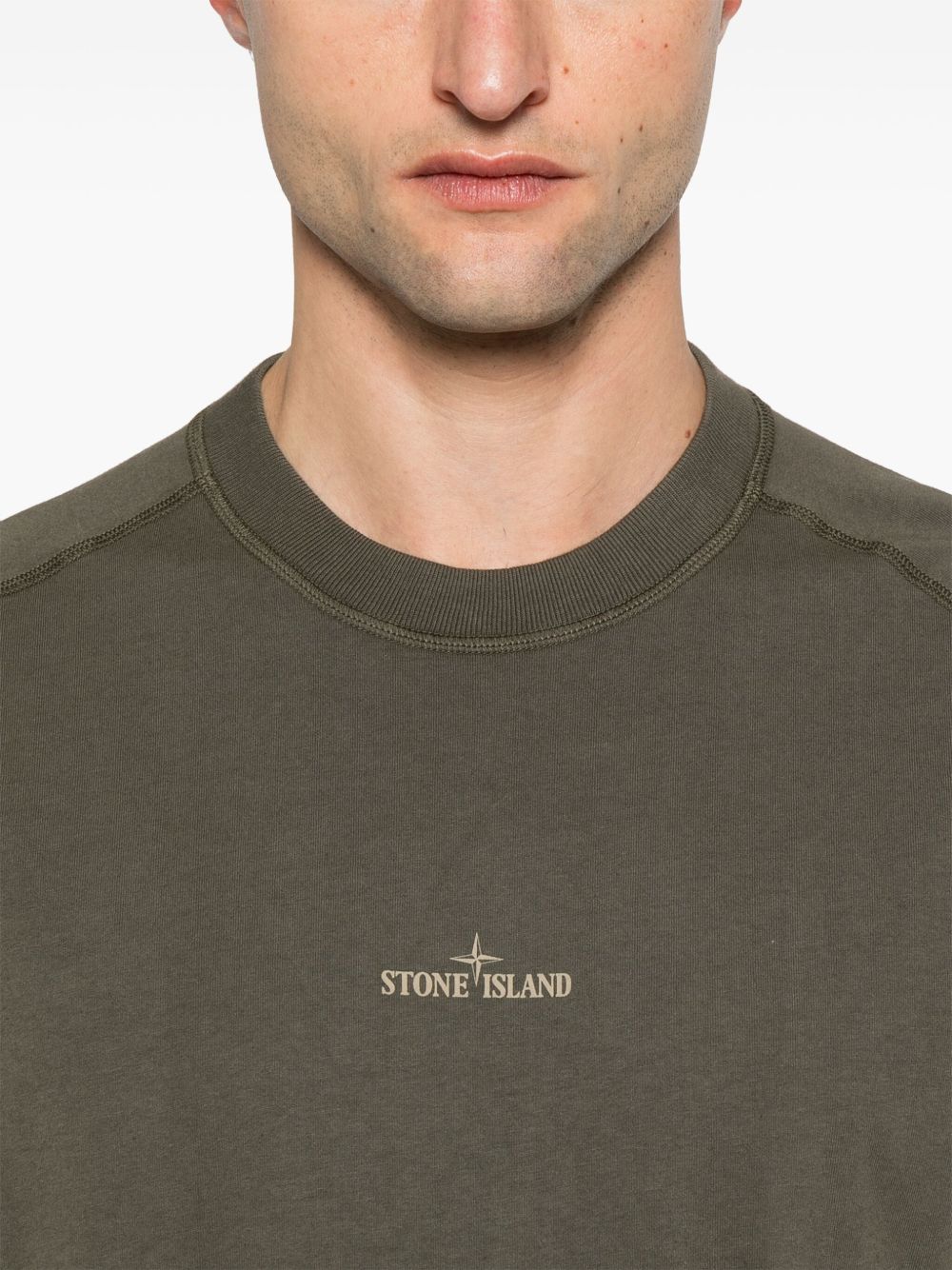 Stone Island T-shirts and Polos Green K1S152100020S0080V0054 (STONE ISLAND / Tシャツ・カットソー ) | STONE ISLAND (ストーンアイランド)(2)