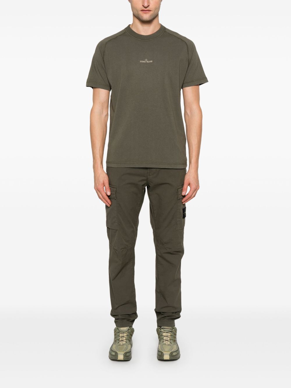 Stone Island T-shirts and Polos Green K1S152100020S0080V0054 (STONE ISLAND / Tシャツ・カットソー ) | STONE ISLAND (ストーンアイランド)(3)