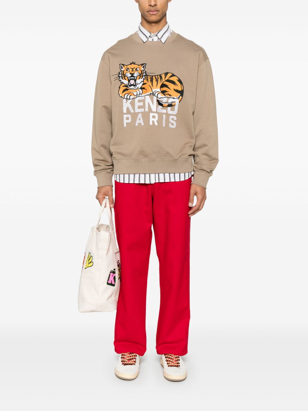 Kenzo Sweaters Brown FF55SW2634MF10 (KENZO / スウェット・フーディー ) | KENZO (ケンゾー)(1)