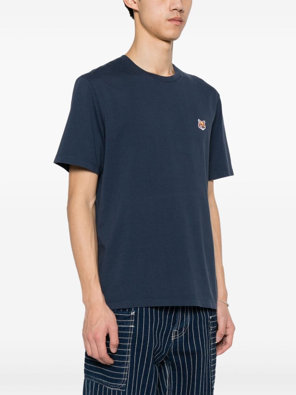 MAISON KITSUNE' T-shirts and Polos Blue LM00104KJ0008P476 (Maison Kitsuné / Tシャツ・カットソー ) | Maison Kitsuné (メゾン キツネ)(1)