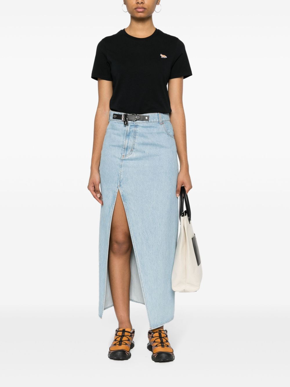 MAISON KITSUNE' T-shirts and Polos Black MW00110KJ0008P199 (Maison Kitsuné / Tシャツ・カットソー ) | Maison Kitsuné (メゾン キツネ)(1)