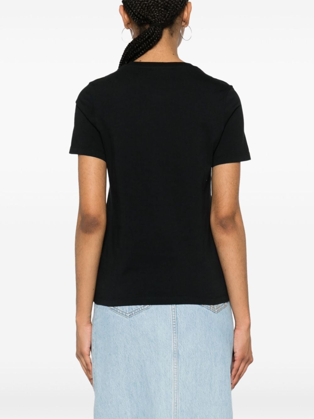 MAISON KITSUNE' T-shirts and Polos Black MW00110KJ0008P199 (Maison Kitsuné / Tシャツ・カットソー ) | Maison Kitsuné (メゾン キツネ)(2)