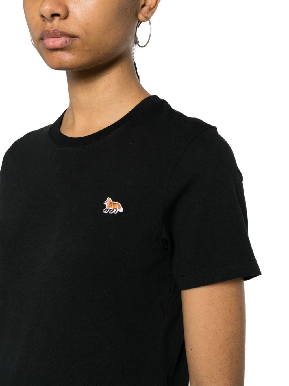 MAISON KITSUNE' T-shirts and Polos Black MW00110KJ0008P199 (Maison Kitsuné / Tシャツ・カットソー ) | Maison Kitsuné (メゾン キツネ)(4)