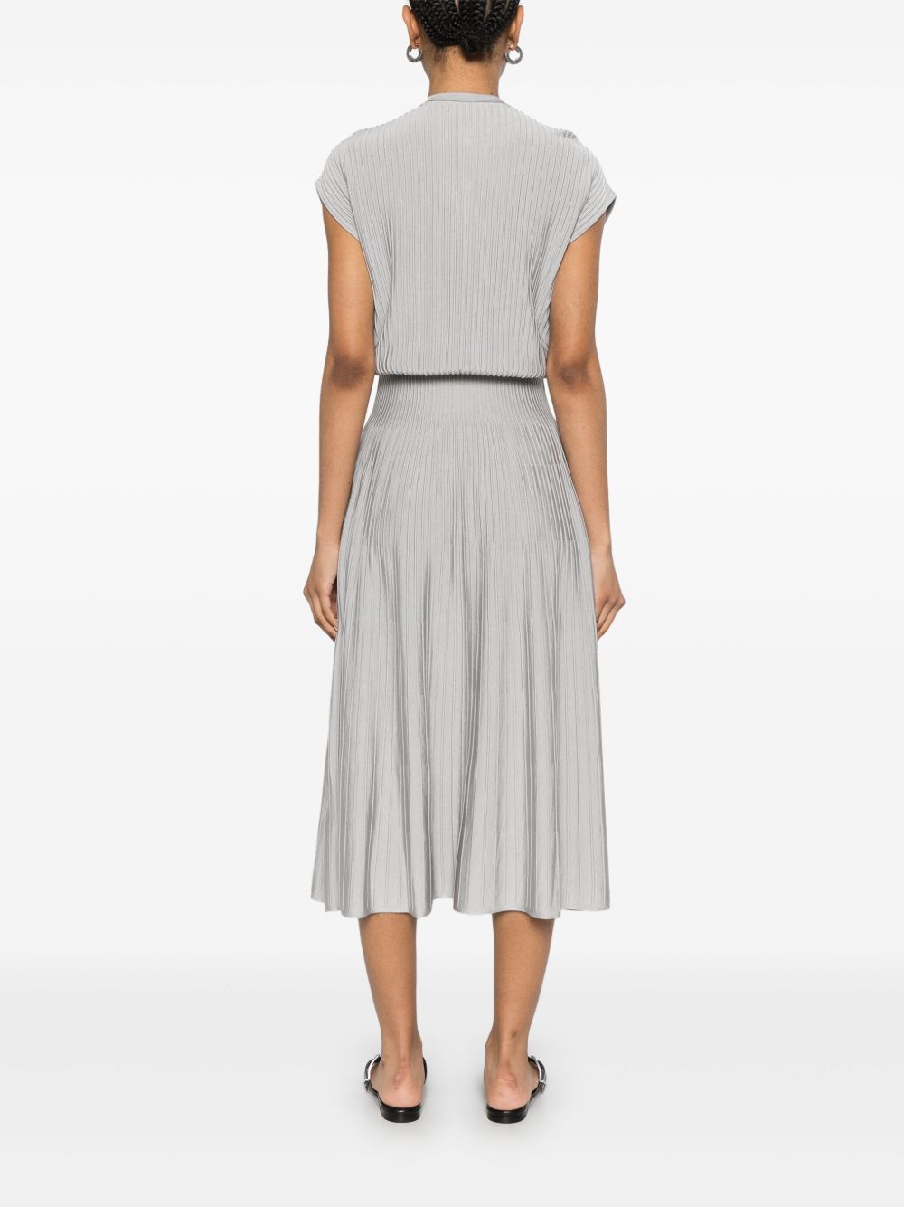 Emporio Armani Dresses Light Grey EW001441AF15084U8011 (EMPORIO ARMANI / ワンピース・ドレス・オールインワン ) | EMPORIO ARMANI (エンポリオ アルマーニ)(2)