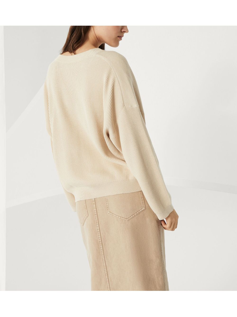 Brunello Cucinelli Sweaters Beige M19255002C9733 (Brunello Cucinelli / ニット・セーター・カーディガン ) | Brunello Cucinelli (ブルネロ・クチネリ)(1)