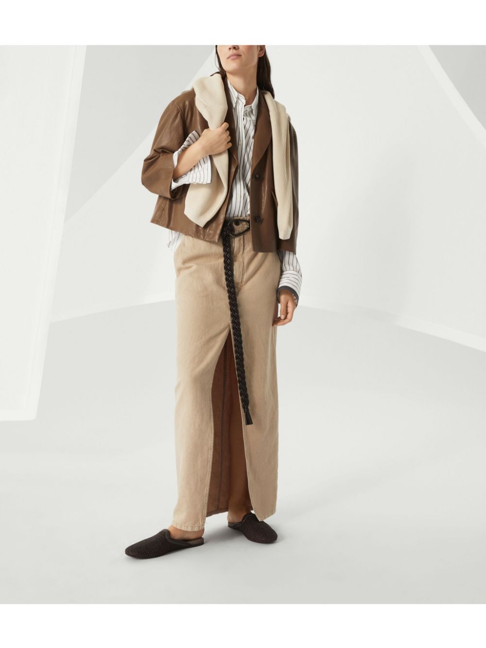Brunello Cucinelli Sweaters Beige M19255002C9733 (Brunello Cucinelli / ニット・セーター・カーディガン ) | Brunello Cucinelli (ブルネロ・クチネリ)(5)
