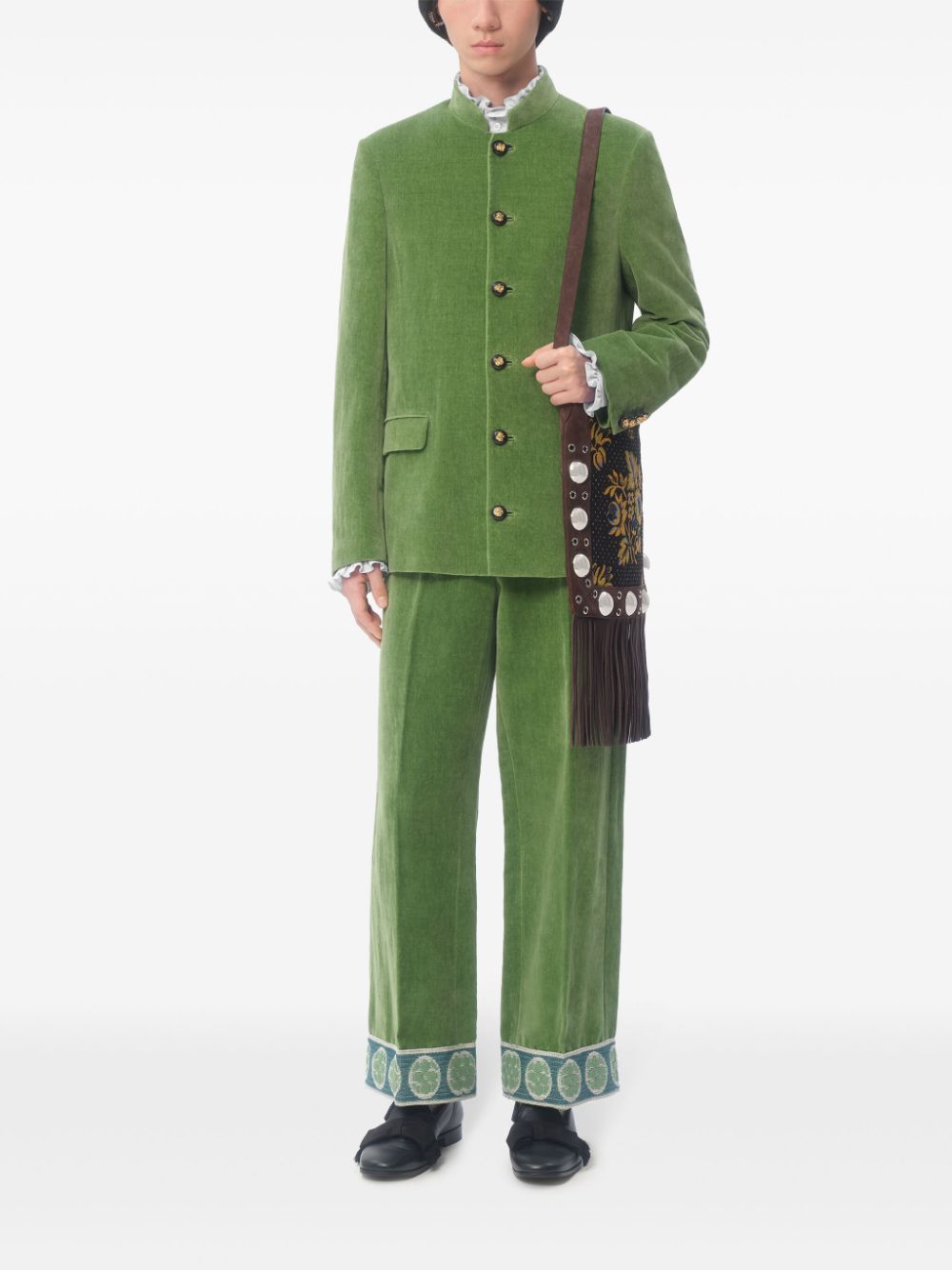 Valentino Trousers Green VRBJ74AM2LR1 (Valentino Garavani / パンツ ) | Valentino Garavani (ヴァレンティノ)(2)