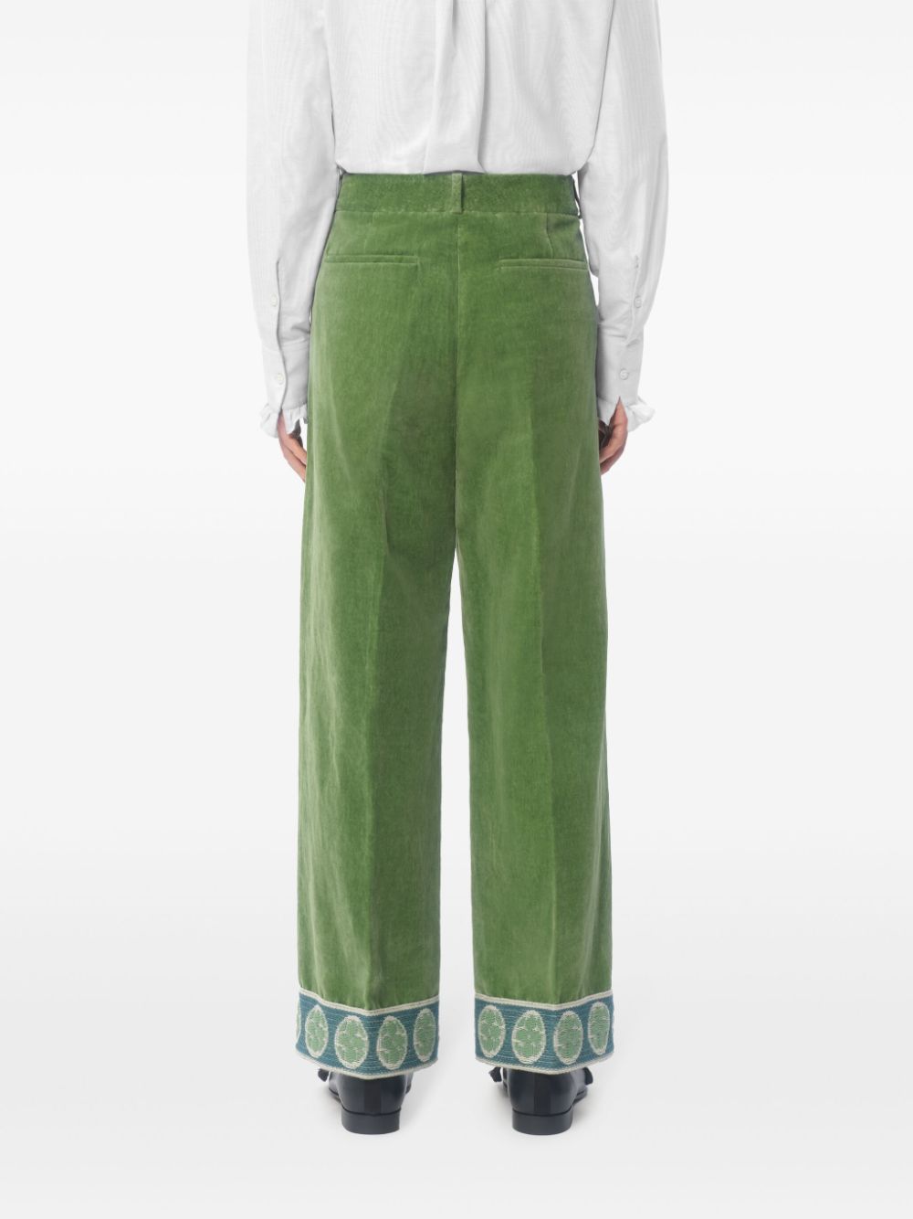Valentino Trousers Green VRBJ74AM2LR1 (Valentino Garavani / パンツ ) | Valentino Garavani (ヴァレンティノ)(3)