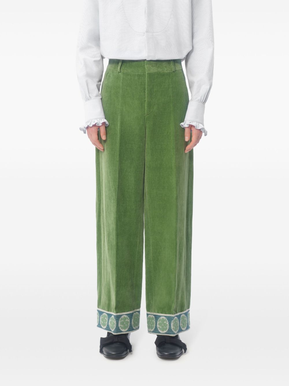 Valentino Trousers Green VRBJ74AM2LR1 (Valentino Garavani / パンツ ) | Valentino Garavani (ヴァレンティノ)(5)