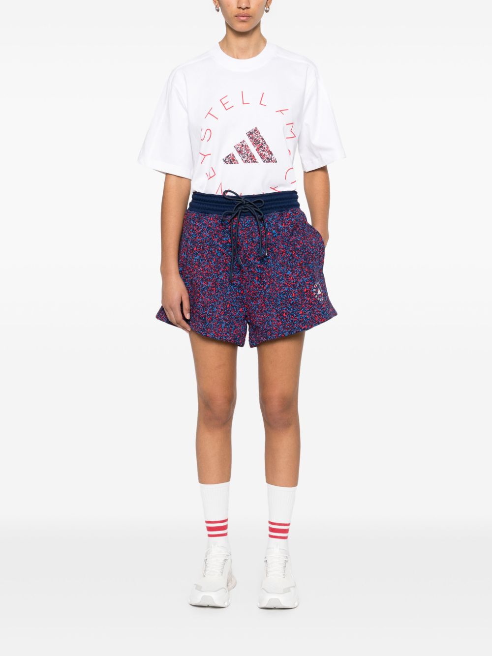 Adidas By Stella McCartney Shorts Purple JG3608TENABLACTREDBAHBLU (adidas by Stella McCartney / ショートパンツ ) | adidas by Stella McCartney (アディダス バイ ステラ マッカートニー)(2)