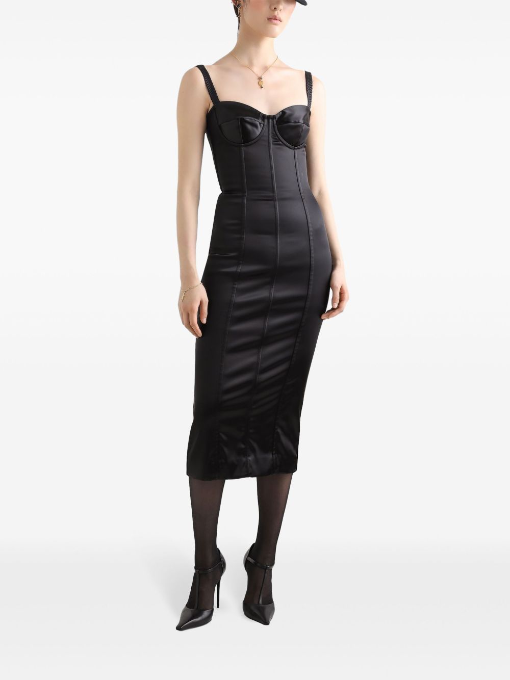 Dolce & Gabbana Dresses Black F6DIHTFURADN0000 (Dolce & Gabbana / ワンピース・ドレス・オールインワン ) | Dolce & Gabbana (ドルチェガッバーナ)(3)