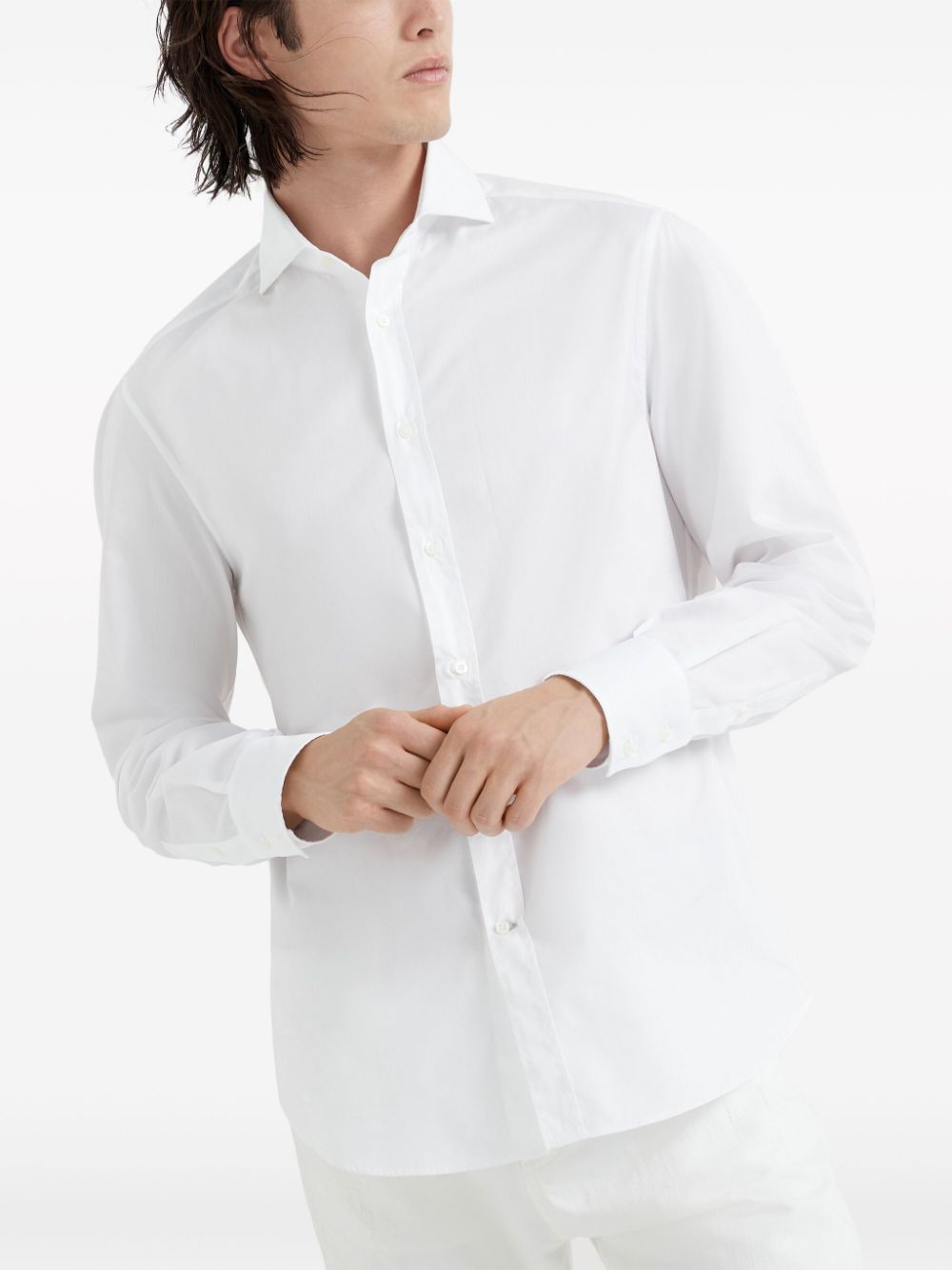 Brunello Cucinelli Shirts White M0UC40028C159 (Brunello Cucinelli / シャツ・ブラウス ) | Brunello Cucinelli (ブルネロ・クチネリ)(1)