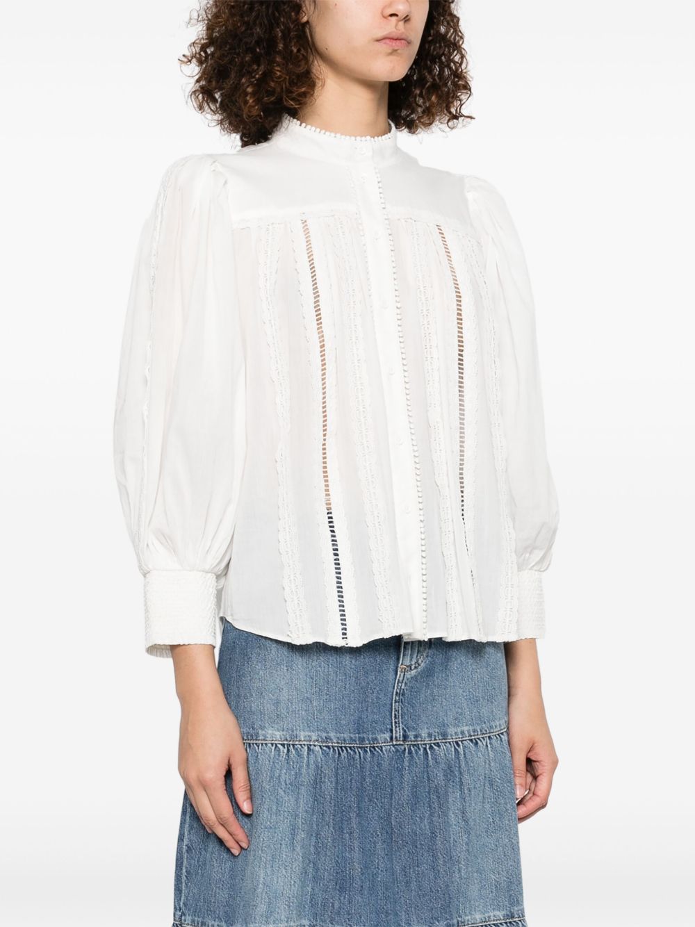 Alice + Olivia Shirts White CC502048001A127 (alice + olivia / シャツ・ブラウス ) | alice + olivia (アリス アンド オリビア)(2)