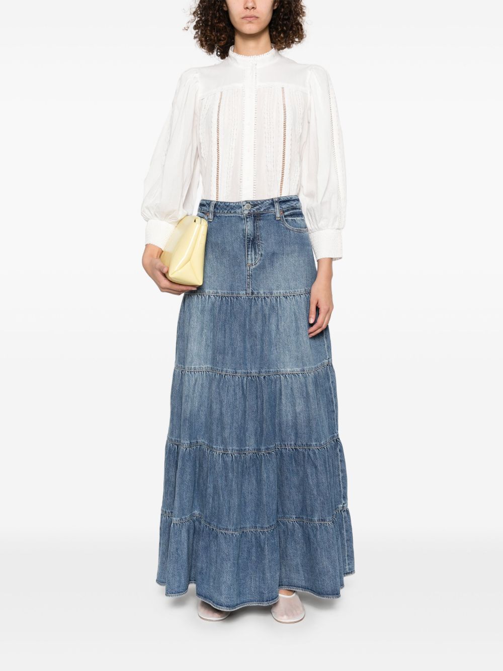 Alice + Olivia Shirts White CC502048001A127 (alice + olivia / シャツ・ブラウス ) | alice + olivia (アリス アンド オリビア)(3)