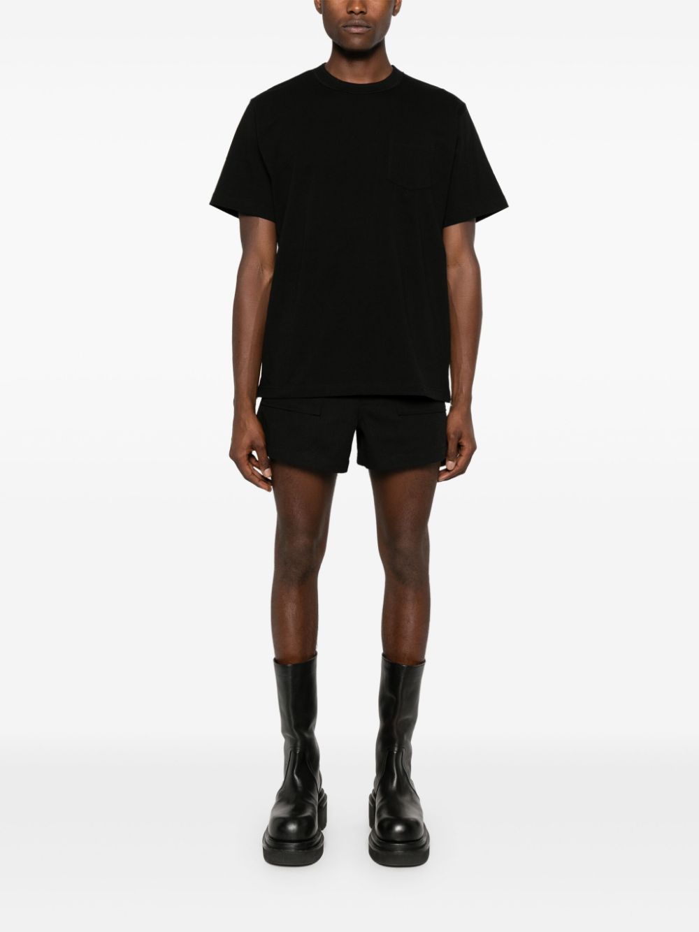 Sacai T-shirts and Polos Black SCM225001 (sacai / Tシャツ・カットソー ) | sacai (サカイ)(2)